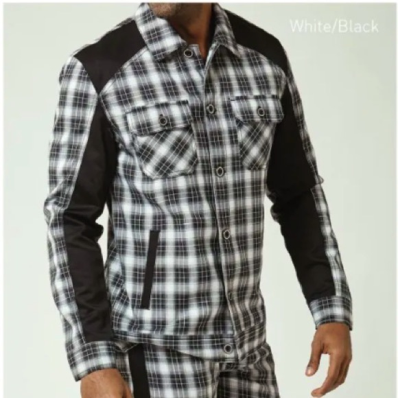 Stacy Adams Men's TWO-Piece Urban Walking Suit - Blk/Wht Light Plaid [NWOT] XL👔 - Picture 1 of 5